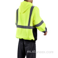 ANSI Work Safety Ropa de alta visibilidad con capucha con capucha